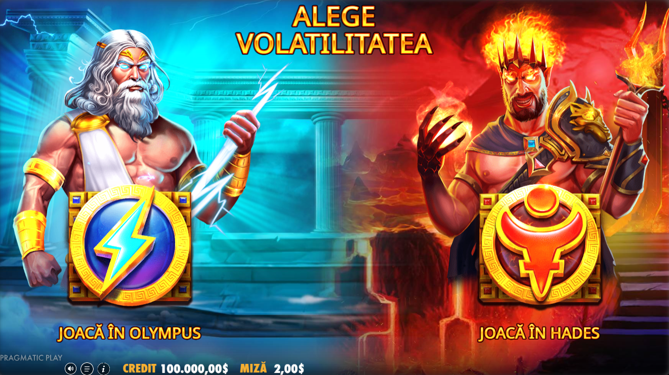 Volatility Zeus vs Hades: Gods War