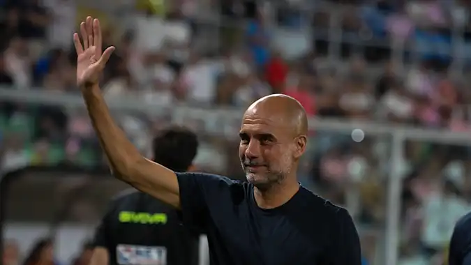 Pep Guardiola will be after a strong response from his Manchester City side at Brighton on Sunday