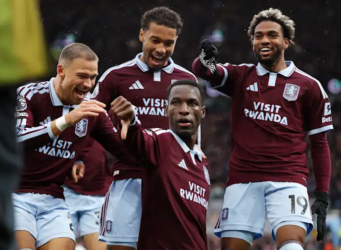 Nicolas Jackson inspired Aston Villa to victory over Manchester City on Saturday