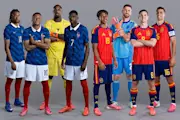 Michael Olise, Kylian Mbappe, Mike Maignan and Ousmane Dembele of France and Lamine Yamal, Unai Simon, Fabian Ruiz and Rodri of Spain ahead of the FIFA World Cup 2026 Semi Final match between France and Spain on July 13, 2026