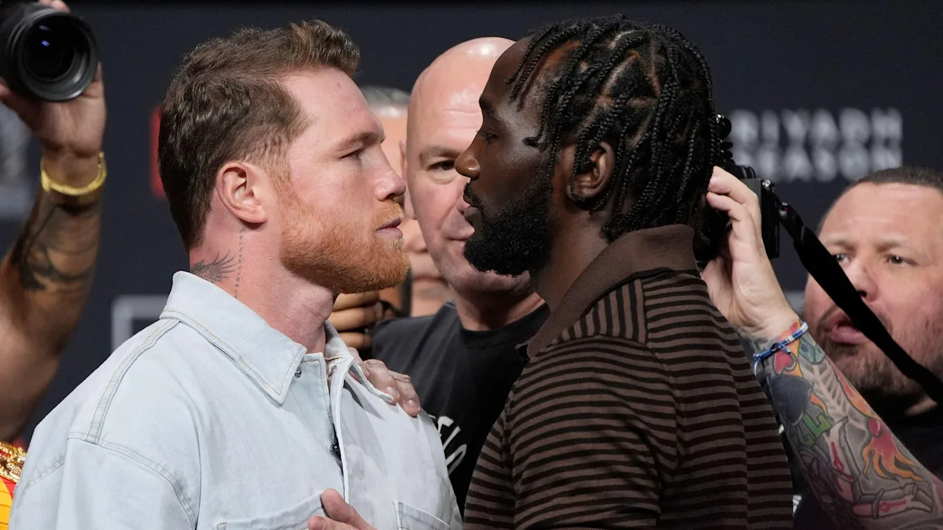 Canelo Alvarez (left) and Terence Crawford (right) are set for a huge showdown in Las Vegas