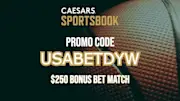 Caesars $250 Bonus Bet Match