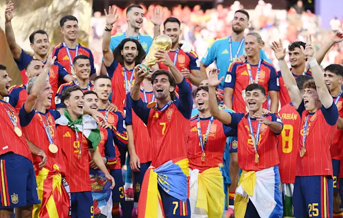 Spain Celebrate Their Success At The 2026 FIFA World Cup