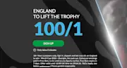Betvictor 100/1 England to win the World Cup