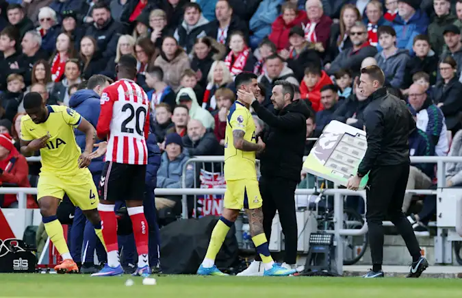 Romero has only made one appearance under De Zerbi