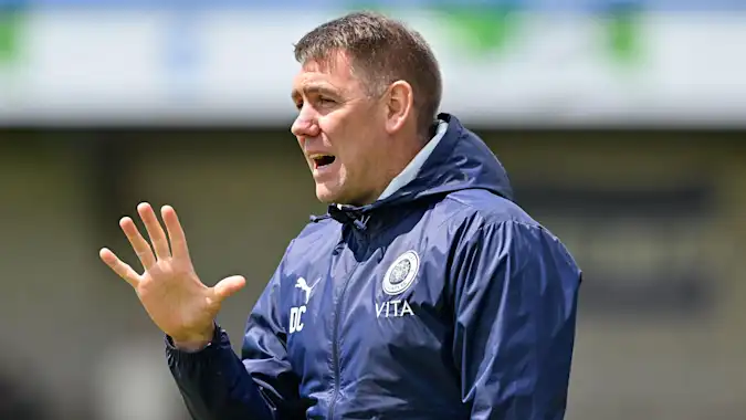 Dave Challinor will be confident that Stockport can secure a place in the League One play-off final.
