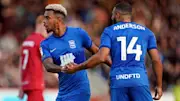 Bacuna bags brace as Birmingham beat Cheltenham in Carabao Cup