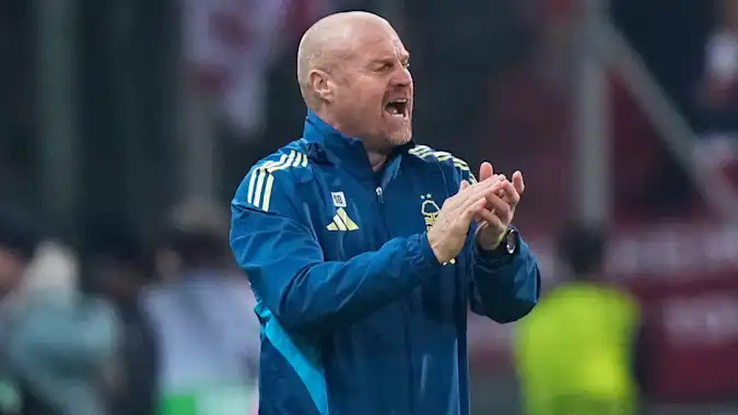 Sean Dyche's first game in charge of Nottingham Forest was a 2-0 Europa League win over Porto