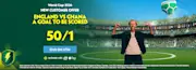 Paddy Power 50/1 Goal to be scored in England vs Ghana