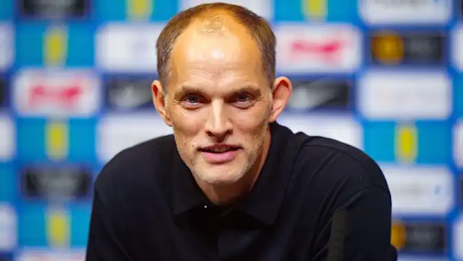 Thomas Tuchel's England will be aiming to bounce back from Saturday's loss to Spain