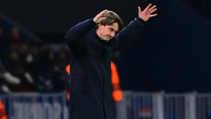 Tottenham head coach Thomas Frank remains under immense pressure