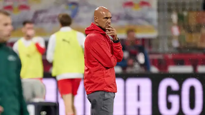 RB Salzburg head coach Thomas Letsch will hope for success on home turf