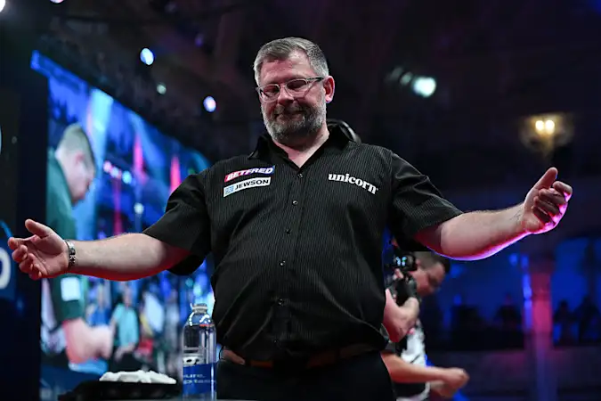 James Wade with a maiden victory in Australia
