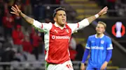 Sporting Braga's Rodrigo Salazar scored twice against Genk last time out in Europe to make it four goals in his last four games