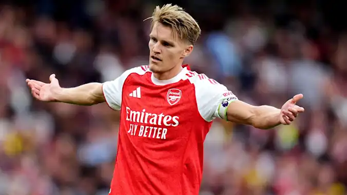Martin Odegaard is expected to make his Arsenal return after a shoulder problem