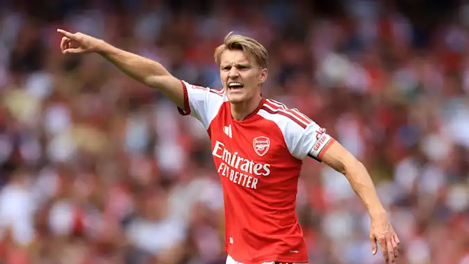 Arsenal captain Martin Odegaard has been in inspired form this season