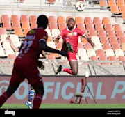 Thabang Monare of Sekhukhune United in action