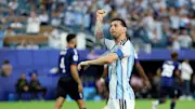 Lionel Messi has been driving Argentina on at this World Cup