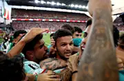 Portugal celebrate Goncalo Ramos's winner