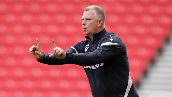 Mark Robins takes on his former club in great heart with Stoke having won their last three games