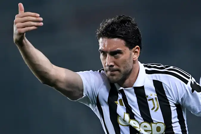 Vlahovic ran down his contract with Juventus
