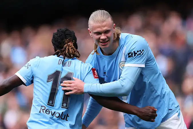 City dominate the LiveScore.com's forward line