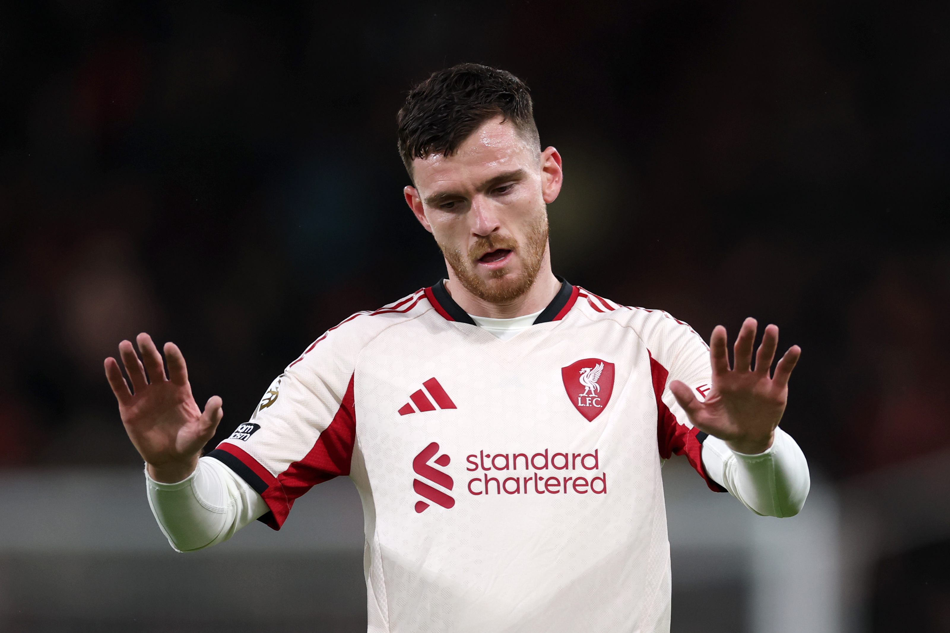 Liverpool stand firm on Robertson as injuries bite before Qarabag