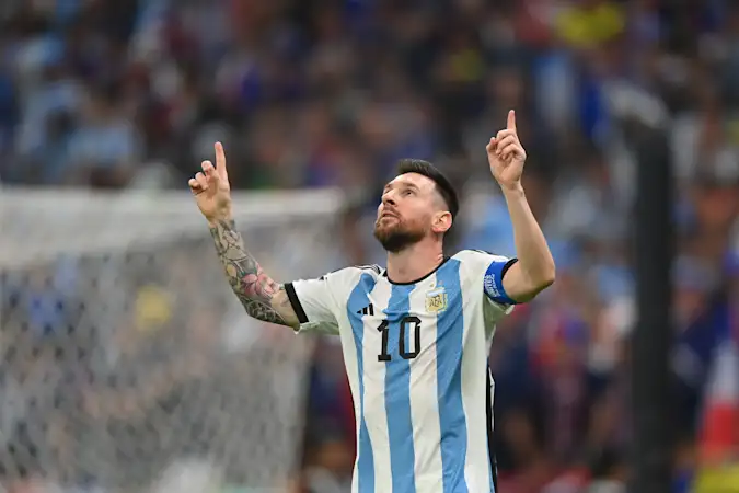 Lionel Messi moved to 13 World Cup goals as he captained Argentina to victory in Qatar four years ago
