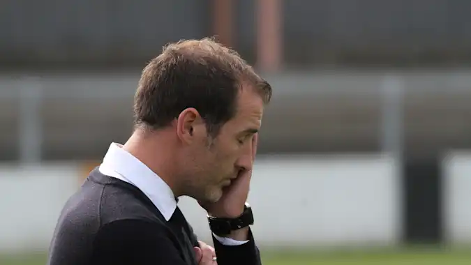 It could be a tough night for Larne boss Gary Haveron