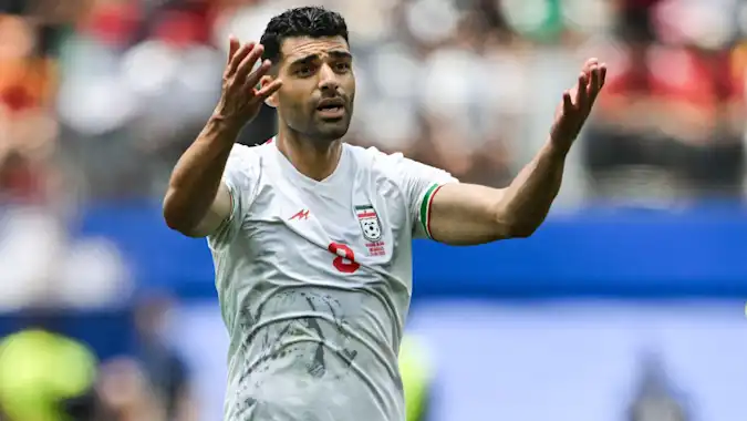 Iran's Mehdi Taremi will likely be playing up front on his own against Egypt