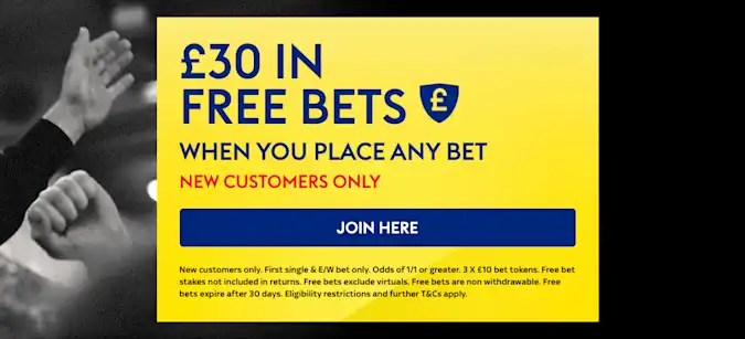 Sky Bet £30 Free Bets Offer
