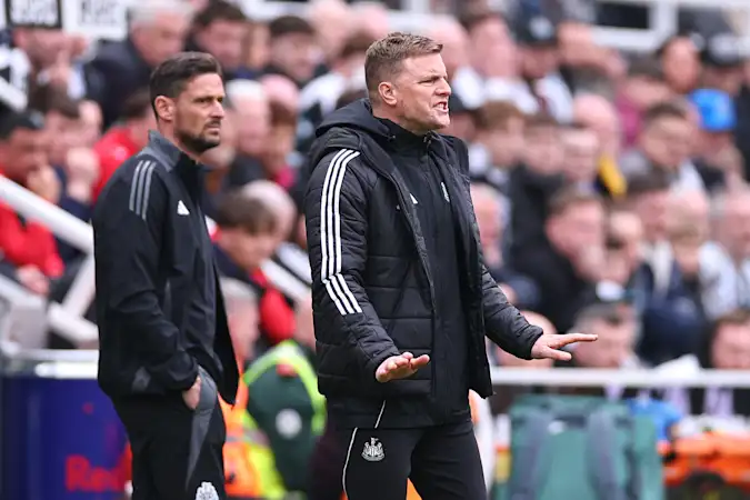 Eddie Howe is under pressure to save his Newcastle job