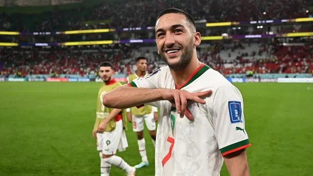 Hakim Ziyech has starred for Morocco at the World Cup so far
