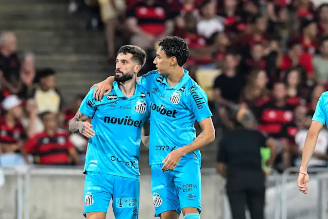 Santos x Atlético-MG Credit Alamy