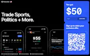 Polymarket QR sign-up