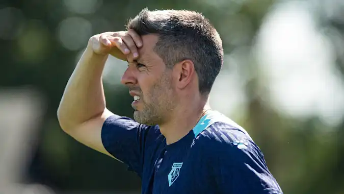 Paulo Pezzolano has endured a difficult start to the season at the Watford helm.