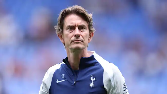 Pressure is growing on Thomas Frank with Tottenham having fallen to 14th in the Premier League table