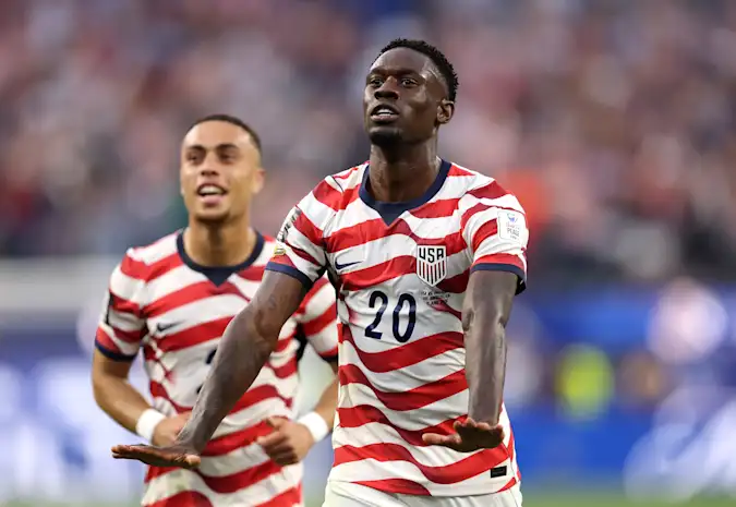 Folarin Balogun (right) has starred for the United States at the 2026 World Cup
