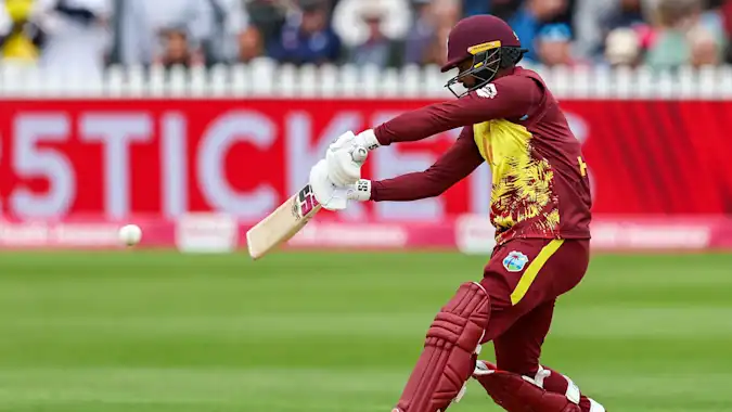 Shai Hope has scored at least 45 in five of his last six T20Is, scoring an unbeaten 102 last time out at Warner Park