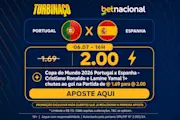 Turbinaço Betnacional - Portugal x Espanha Copa do Mundo