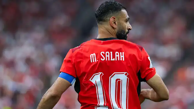 Mohamed Salah is an injury doubt for Egypt ahead of their round of 32 tie