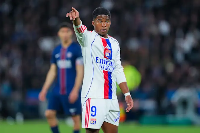 Endrick moved to Lyon on loan from Real Madrid in January