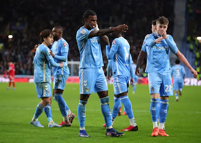 Haji Wright scores hat trick for Coventry City vs Middlesbrough