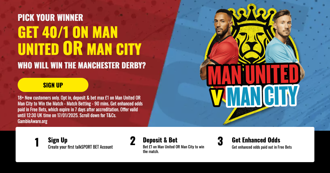 TalkSPORT Man Utd vs Man City
