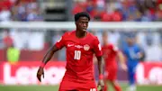 Jonathan David scored a World Cup hat-trick for Canada against Qatar 