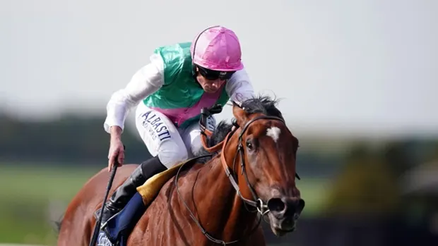 Nostrum in action at Newmarket (Mike Egerton/PA)