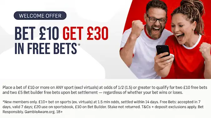 Virgin Bet UK Free Bet Offer