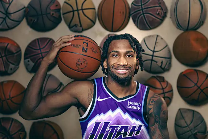 Darryn Peterson #22 of the Utah Jazz is one to watch this season