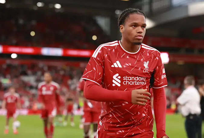 Rio Ngumoha will hope to make an impact for Liverpool in the Champions League this season