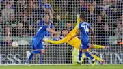 Jamie Vardy earns Leicester a point against Tottenham on Premier League return